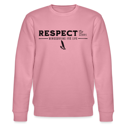 safis® Windsurf Pullover- Unisex Bio-Sweatshirt CHANGER -respect- - Lila Traum