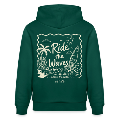 Unisex Bio-Hoodie CRUISER -ride the waves- - Forest