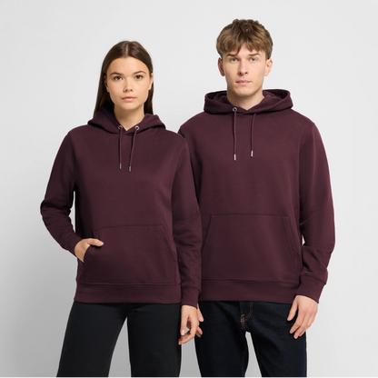 Unisex Bio-Hoodie CRUISER -salt water soul- - Maroon