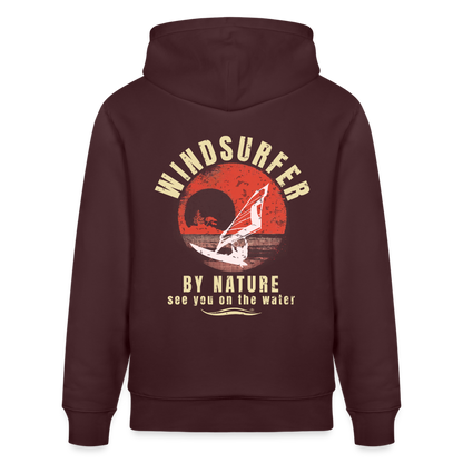 Unisex Bio-Hoodie CRUISER -by nature- - Maroon