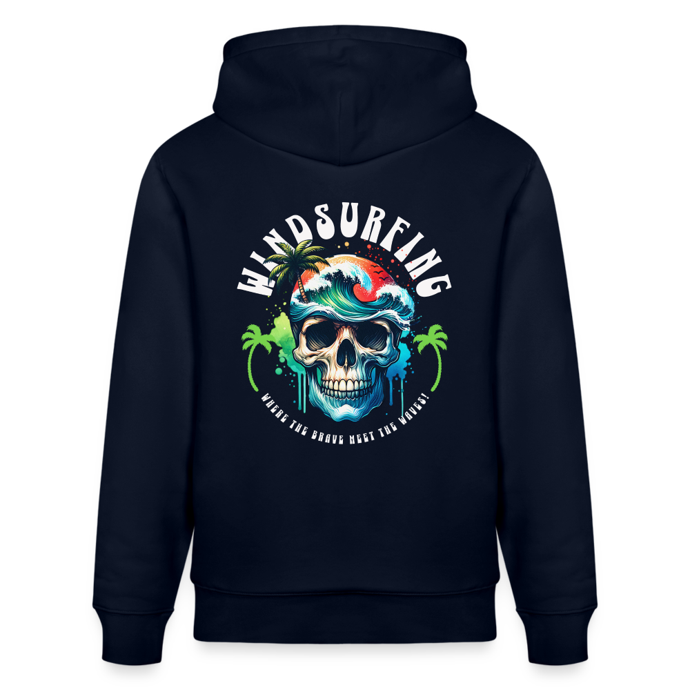 Unisex Bio-Hoodie CRUISER -be brave- - Navy