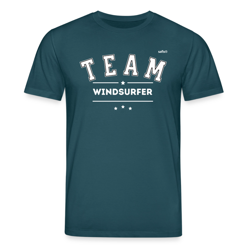 Unisex Bio-T-Shirt CREATOR -Team Windsurfer- - Dunkles Petrol