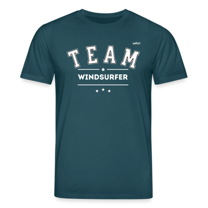 Unisex Bio-T-Shirt CREATOR -Team Windsurfer- - Dunkles Petrol