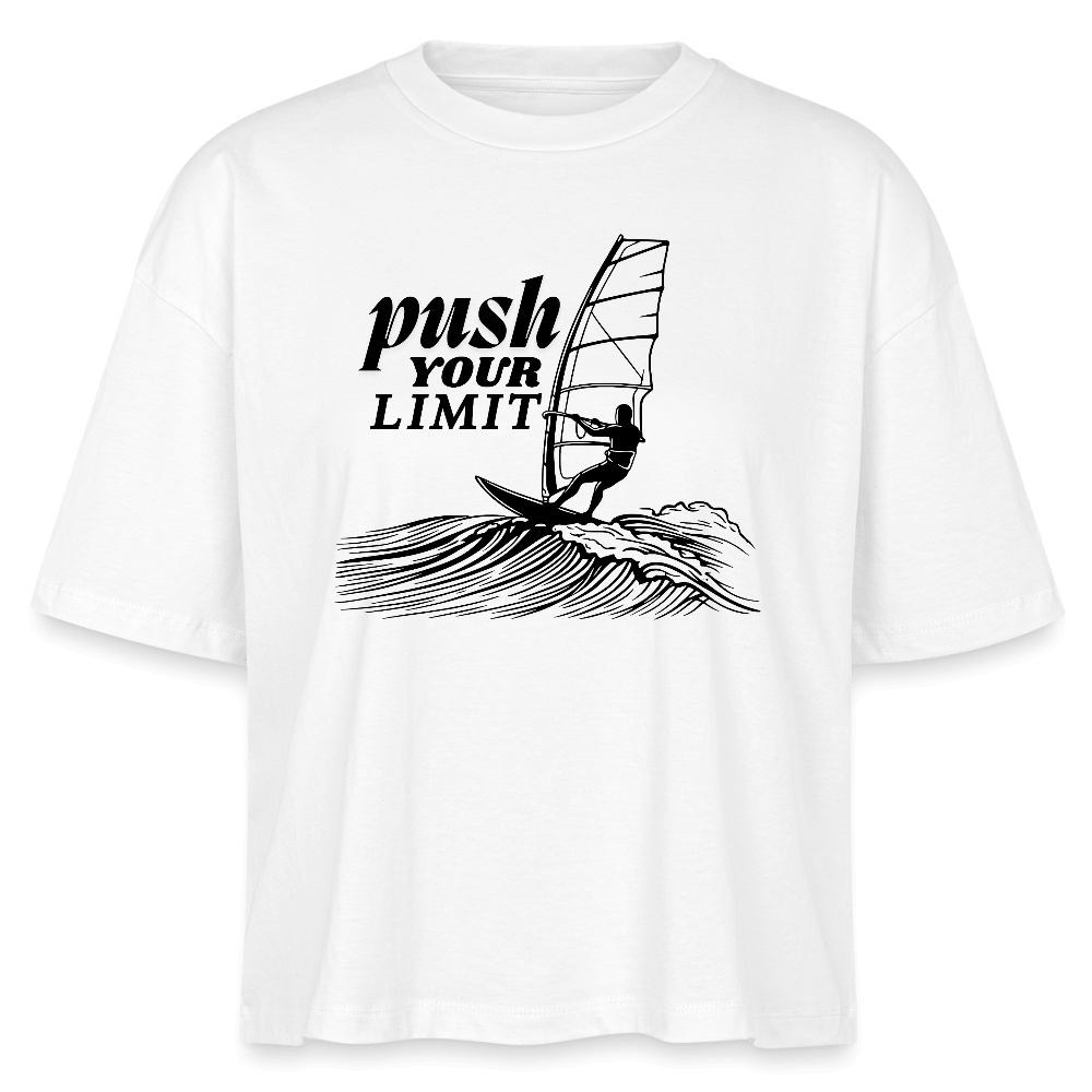Windsurf Kleidung Bio-T-Shirt -push- - Weiß 