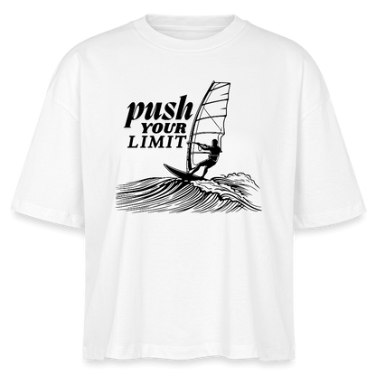 Windsurf Kleidung Bio-T-Shirt -push- - Weiß 