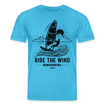 Unisex Bio-T-Shirt CREATOR -ride the wind- - Aquablau