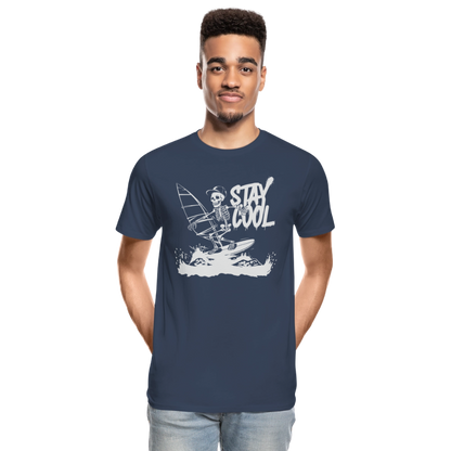 Männer Premium Bio T-Shirt -stay cool- - Navy