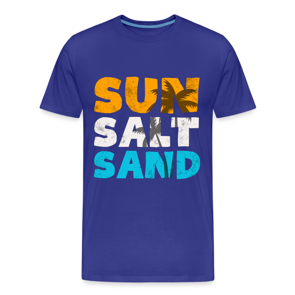 Männer Premium Bio T-Shirt -sun salt sand- - Königsblau