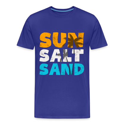 Männer Premium Bio T-Shirt -sun salt sand- - Königsblau