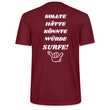 T-Shirt CRAFTER surfe! in Schwarz für Windsurf Liebhaber.