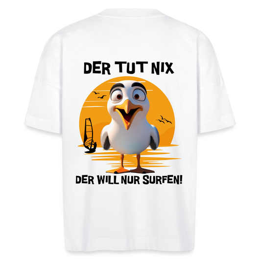 Unisex Oversize Bio-T-Shirt -der tut nix- - Weiß