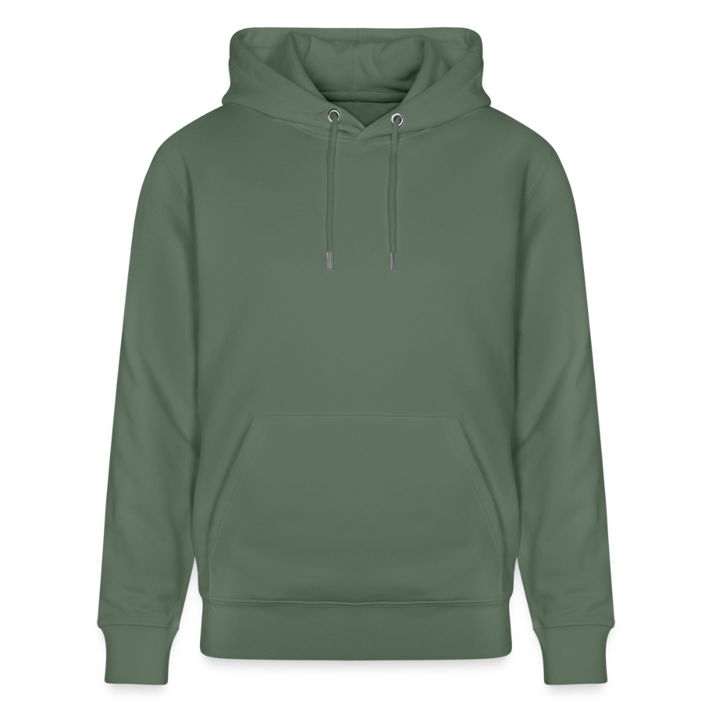 -no life- Unisex Bio-Hoodie CRUISER - Tanngrün