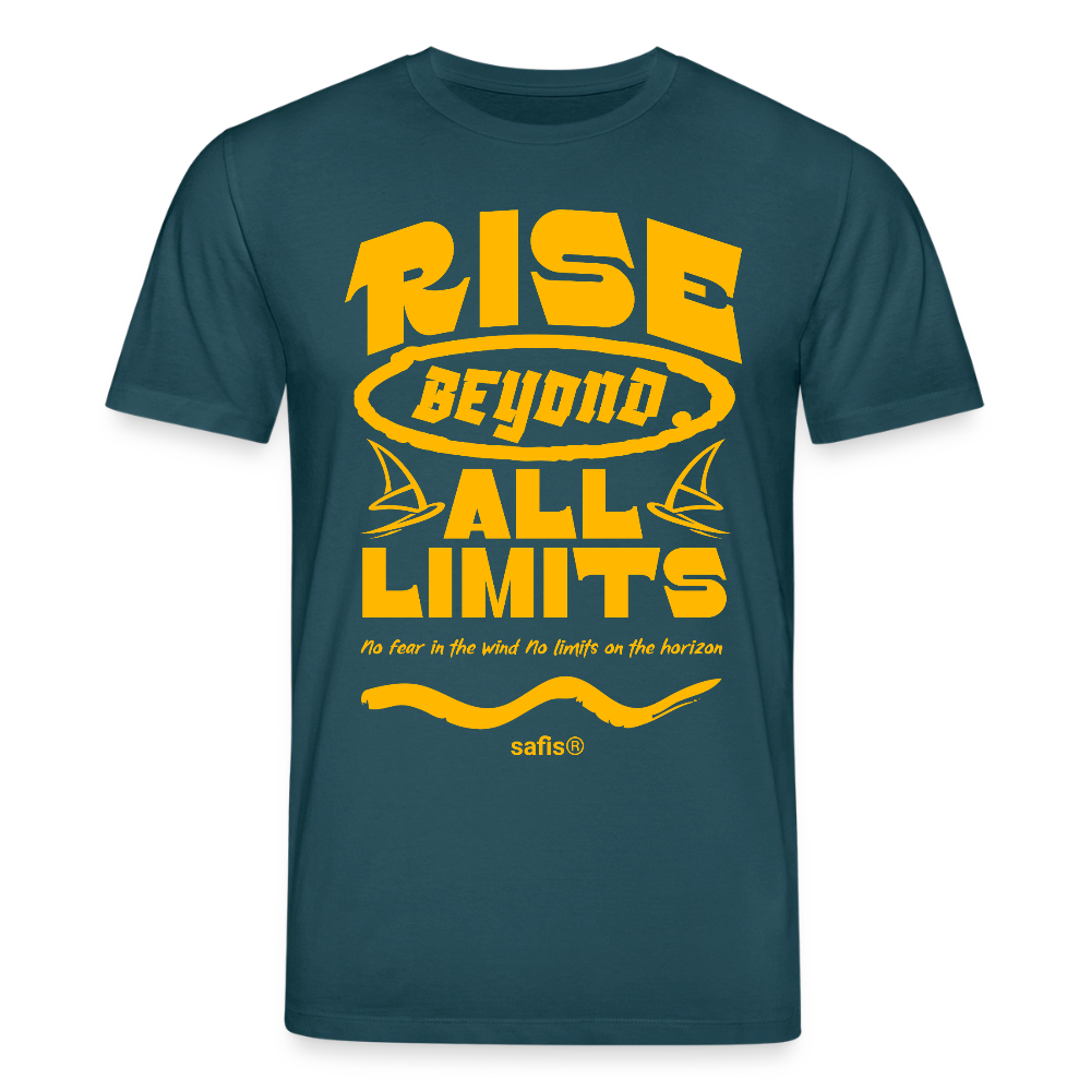 -rise all limits- Unisex Bio-T-Shirt CREATOR - Dunkles Petrol