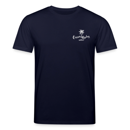 safis® Windsurf Bio-T-Shirt Creator -Ocean replay- - Navy