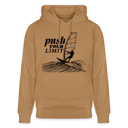 Windsurf Kleidung -Hoodie CRUISER -push- - Karamell 