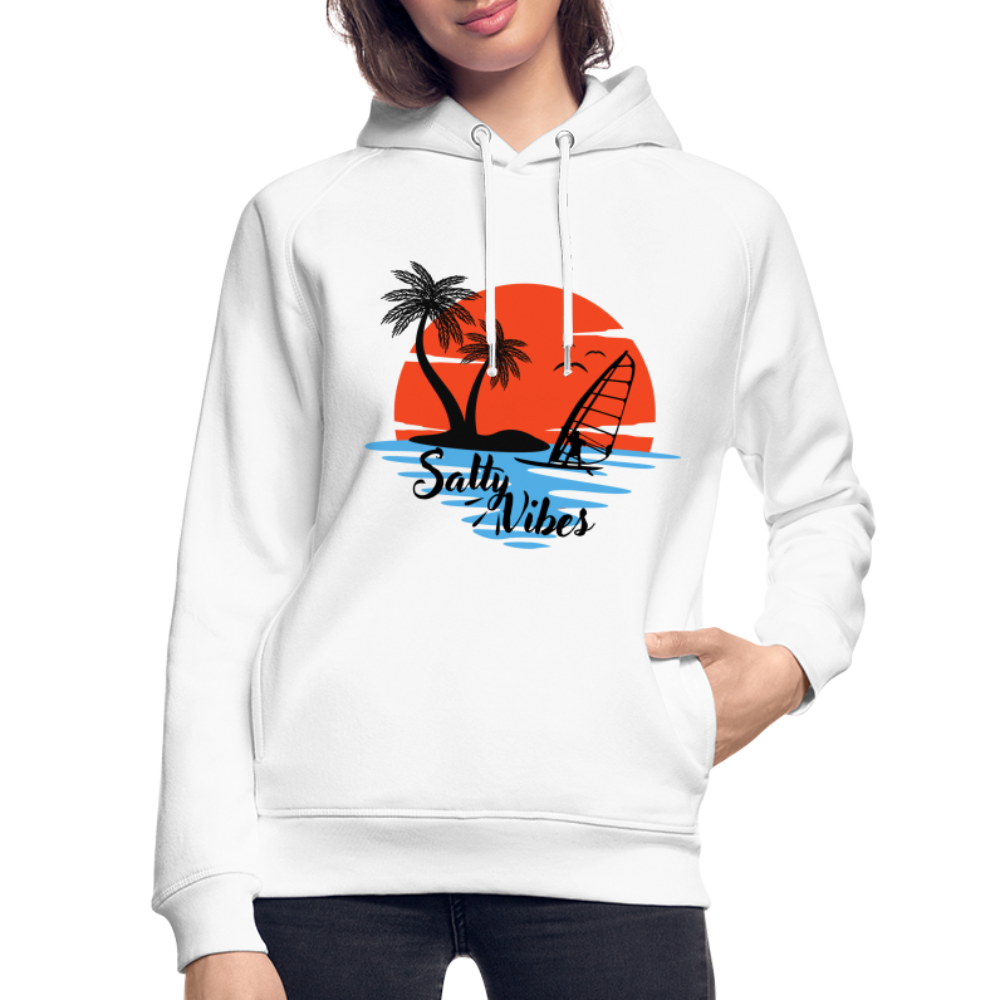 Unisex Bio-Hoodie -salty vibes- - Weiß