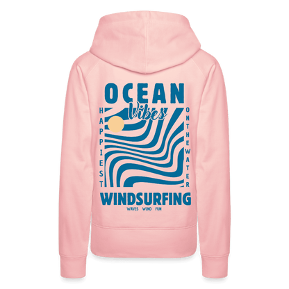 Frauen Premium Hoodie -happiest- - Kristallrosa