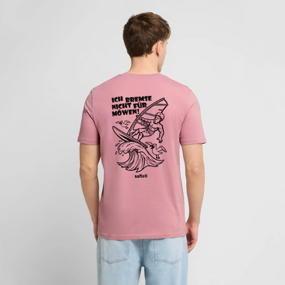 -Möwe- Unisex Bio-T-Shirt CREATOR Backprint - Lila Traum