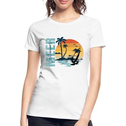Frauen Premium Bio T-Shirt -meer geht immer- - Weiß