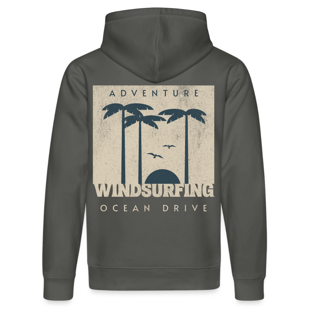 Unisex Bio-Hoodie DRUMMER -ocean drive- - Anthrazit
