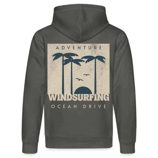 Unisex Bio-Hoodie DRUMMER -ocean drive- - Anthrazit