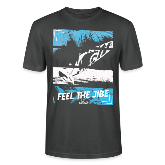 Windsurf Bekleidung Männer safis®  Unisex T-Shirt CRAFTER -jibe - Anthrazit