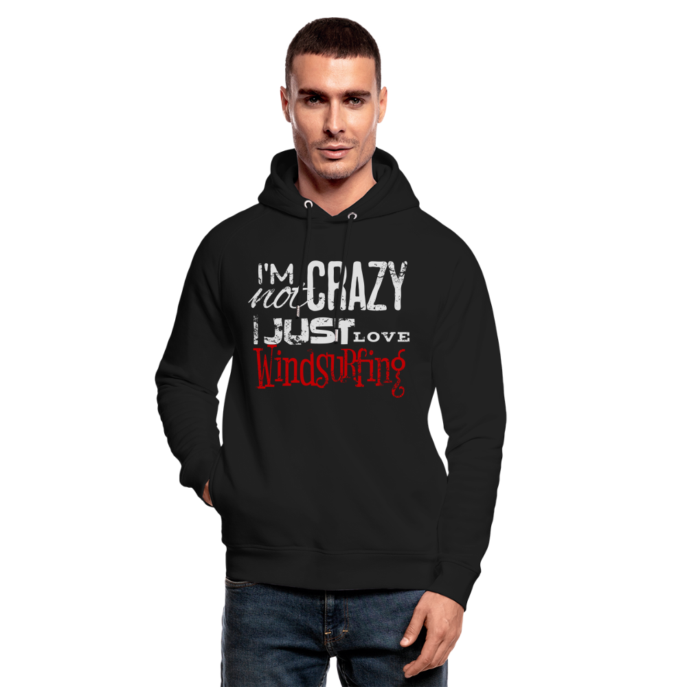 Unisex Bio-Hoodie -crazy- - Schwarz