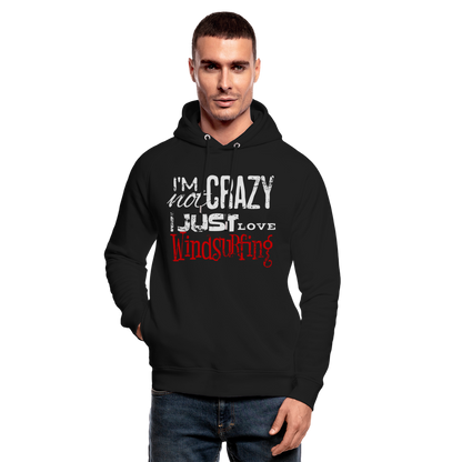 Unisex Bio-Hoodie -crazy- - Schwarz