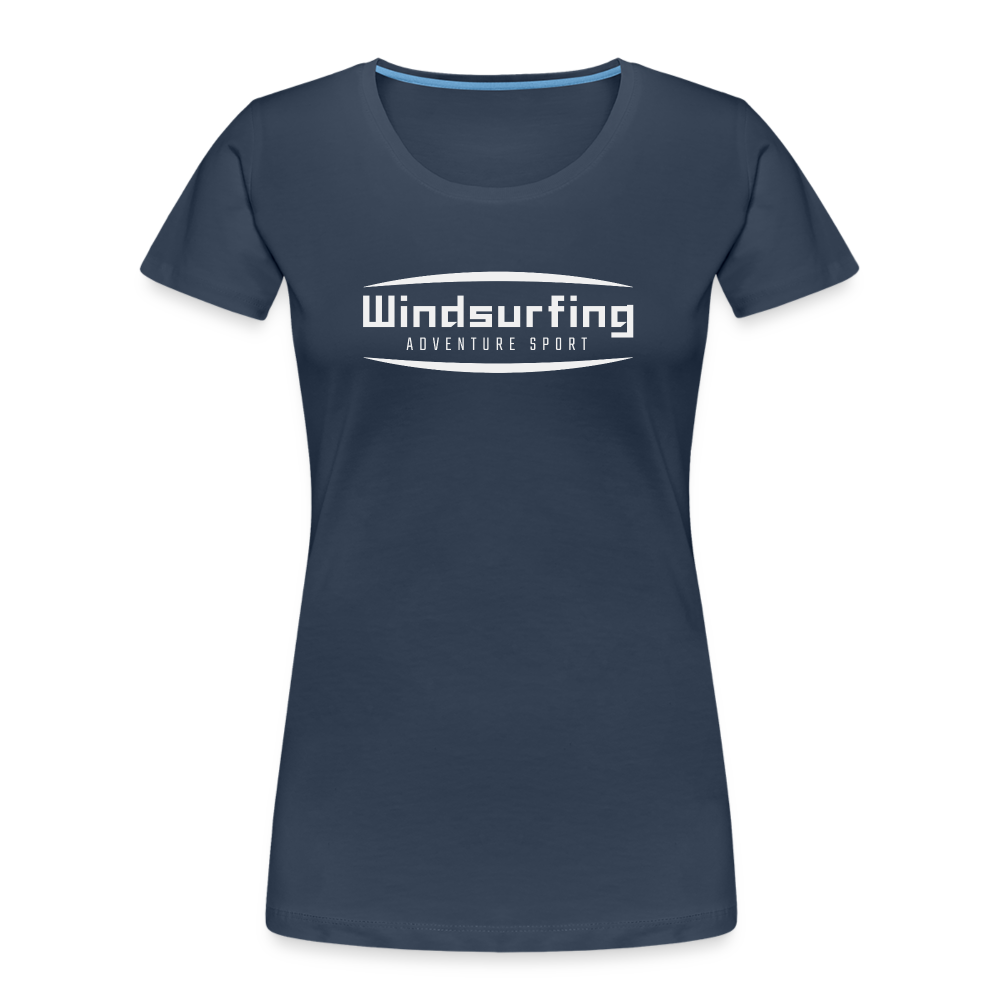 Frauen Premium Bio T-Shirt -adventure sport- - Navy