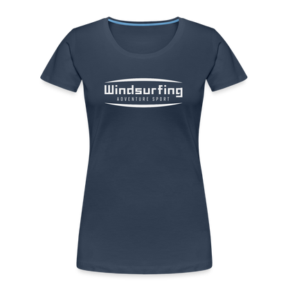 Frauen Premium Bio T-Shirt -adventure sport- - Navy