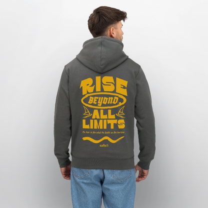 -rise all limits- Unisex Bio-Hoodie DRUMMER - Anthrazit