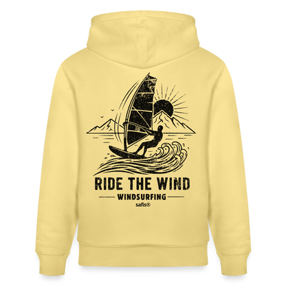 Unisex Bio-Hoodie CRUISER -ride the wind- - Gelb Viva 