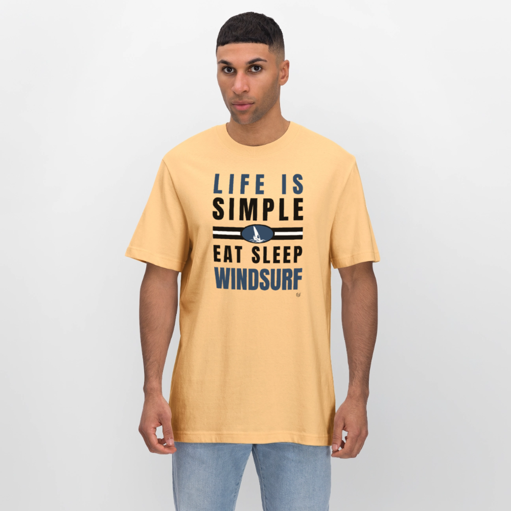 Relaxed Fit Unisex Bio-T-Shirt - Hellgelb