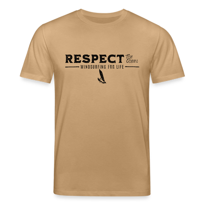 Unisex Bio-T-Shirt CREATOR -respect- - Karamell 