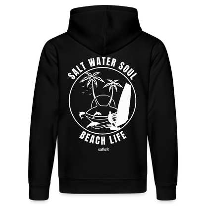 Unisex Bio-Hoodie DRUMMER -salt water soul- - Schwarz