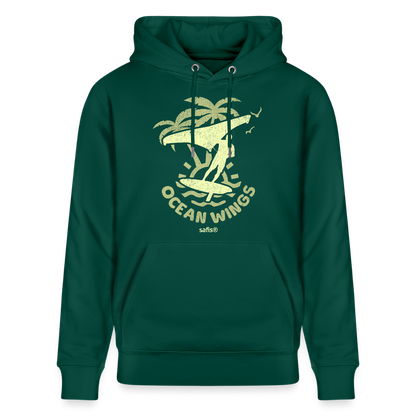 Unisex Bio-Hoodie CRUISER -ocean wings- - Forest