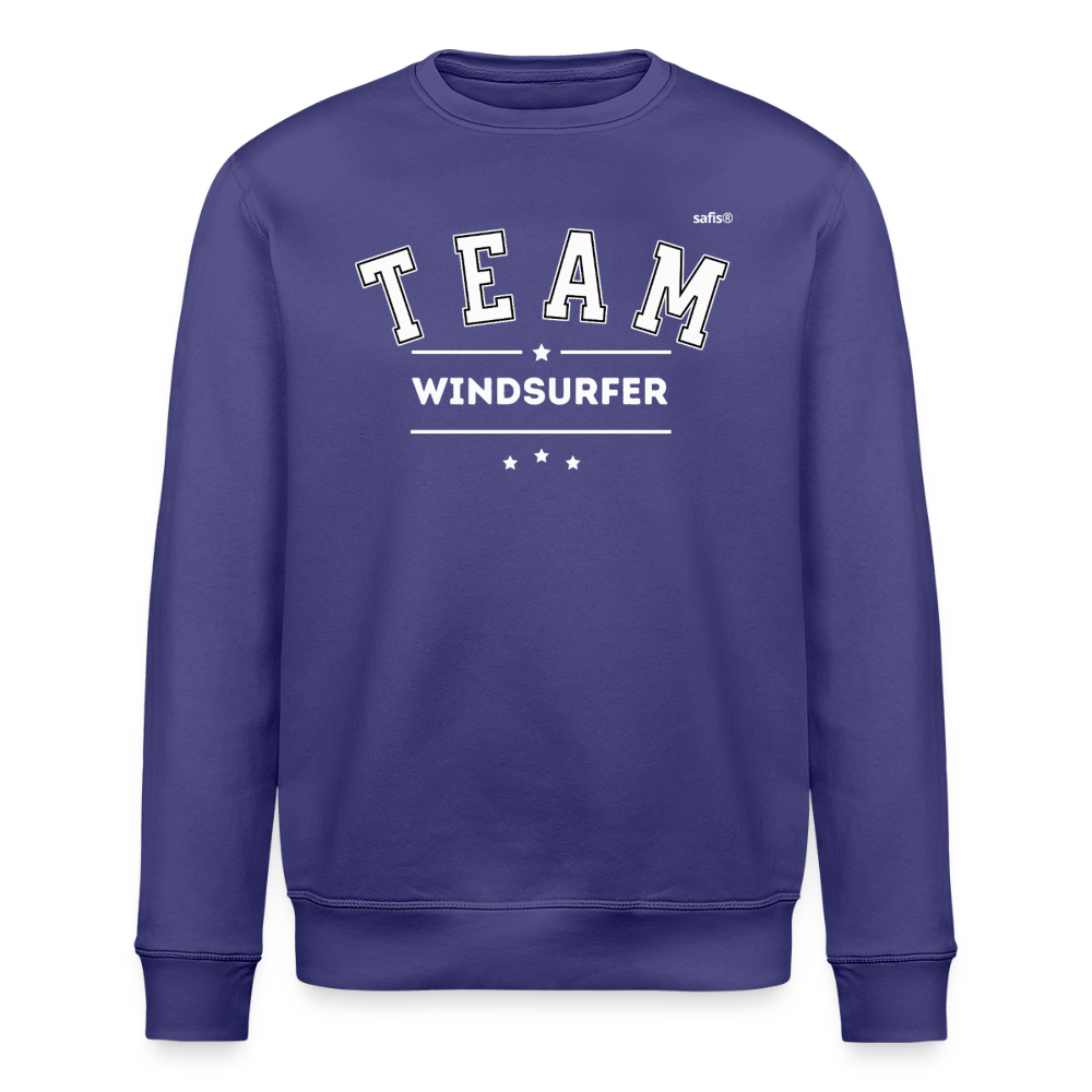 Unisex Bio-Sweatshirt ROLLER -Team Windsurfer- - Dämmerung