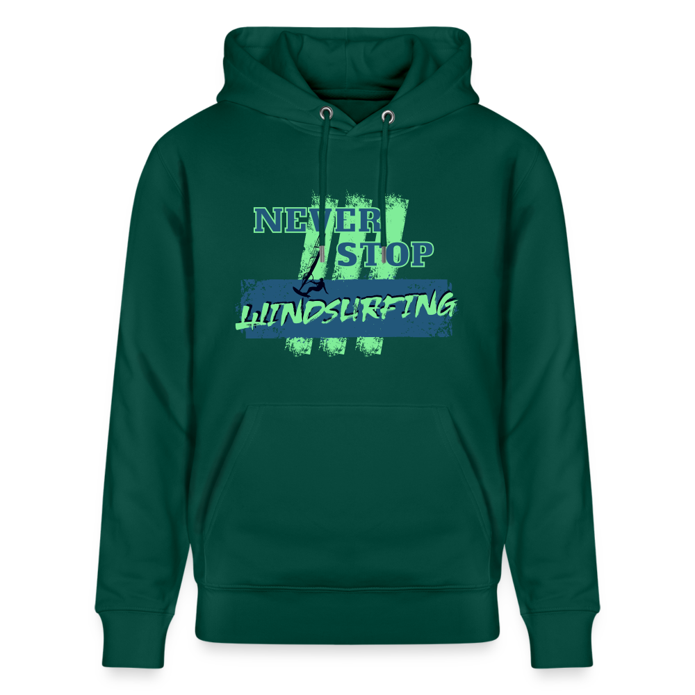 Unisex Bio-Hoodie CRUISER -never stop windsurfing- - Forest