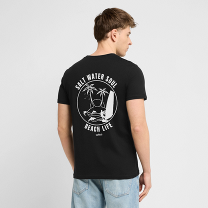 Unisex Bio-T-Shirt CREATOR -salt water soul- - Schwarz