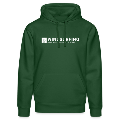 Unisex Bio-Hoodie DRUMMER -more than just a sport- - Flaschengrün