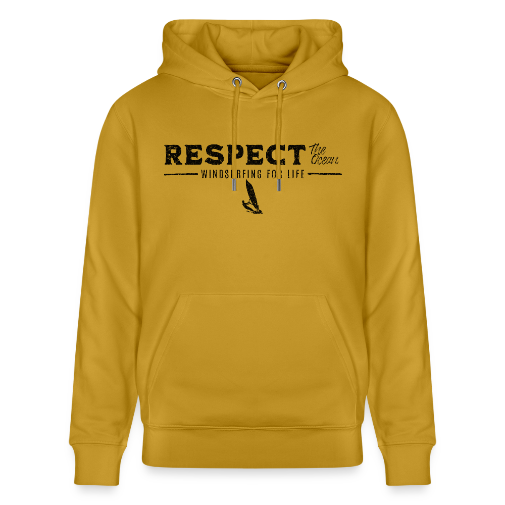 Unisex Bio-Hoodie CRUISER -respect- - Ocker