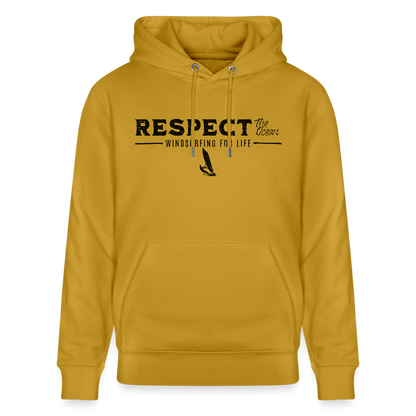 Unisex Bio-Hoodie CRUISER -respect- - Ocker