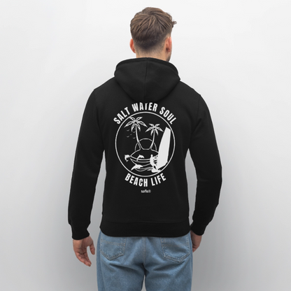 Unisex Bio-Hoodie DRUMMER -salt water soul- - Schwarz
