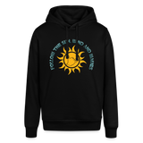 Unisex Bio-Hoodie -follow me- - Schwarz