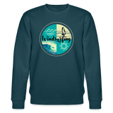 Unisex Bio-Sweatshirt CHANGER -ocean- - Dunkles Petrol