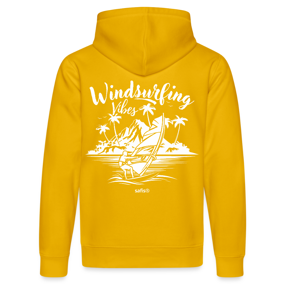 Unisex Bio-Hoodie DRUMMER -Windsurfing Vibes- - Spektralgelb