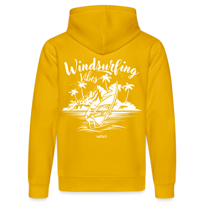 Unisex Bio-Hoodie DRUMMER -Windsurfing Vibes- - Spektralgelb