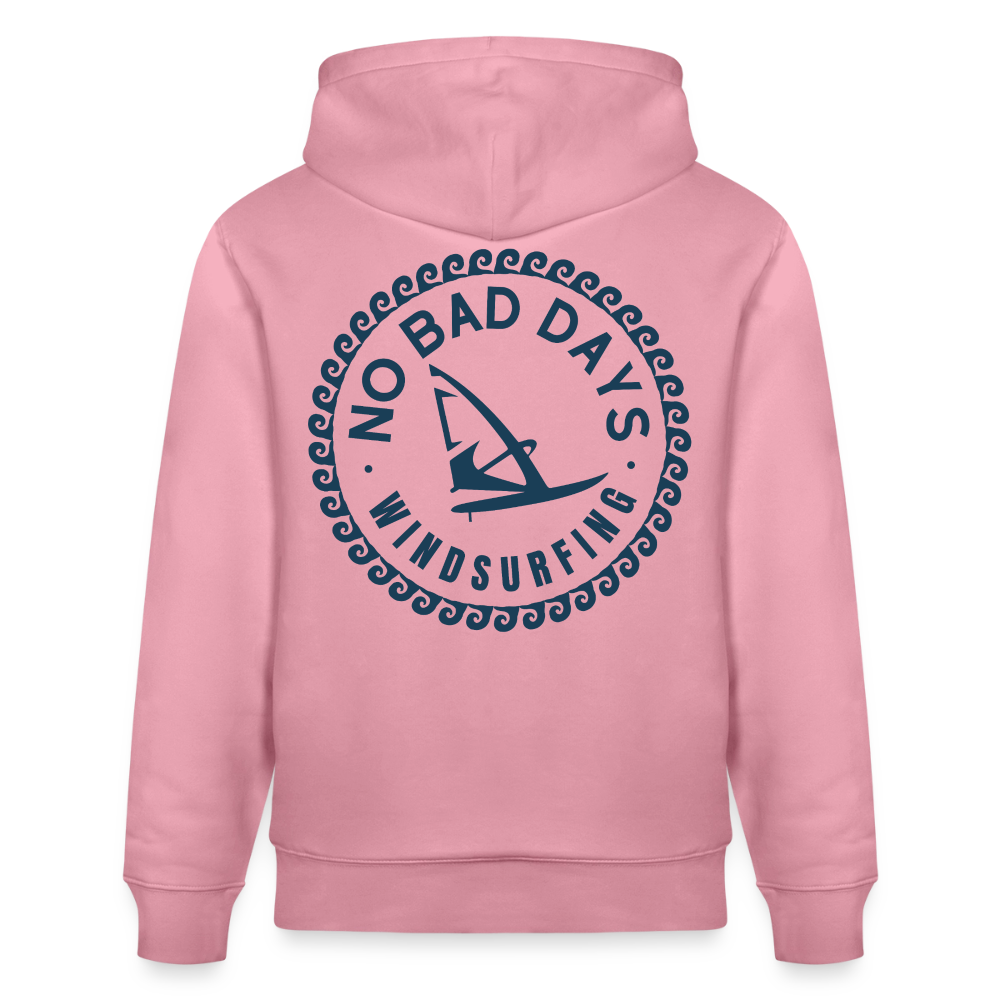 safis Windsurf Shirt | Unisex Bio-Hoodie CRUISER -no bad days- - Lila Traum