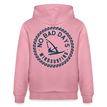 safis Windsurf Shirt | Unisex Bio-Hoodie CRUISER -no bad days- - Lila Traum