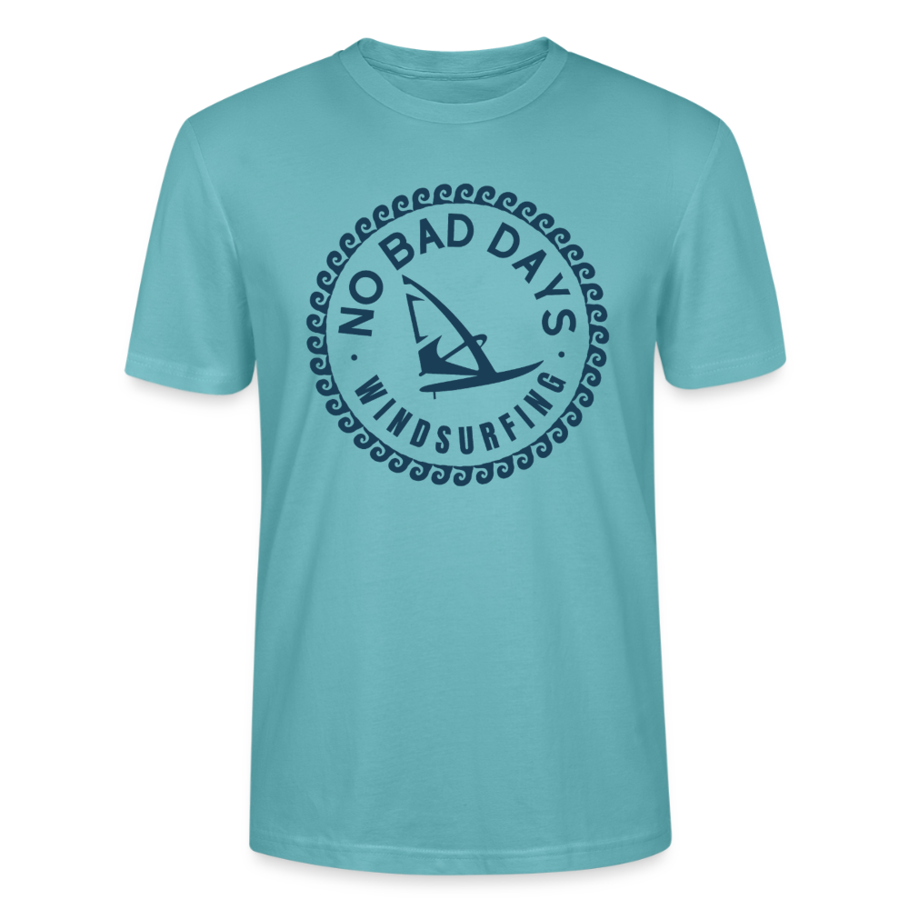 safis Frauen Windsurf Bio-T-Shirt -no bad days- CRAFTER- Pastelltürkis